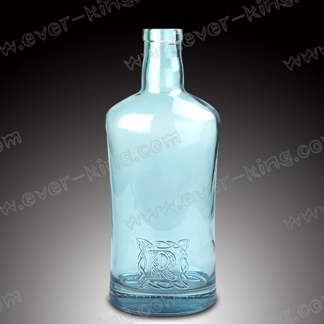 OEM Luxury White Flint 750 ML Rum Glass Bottle