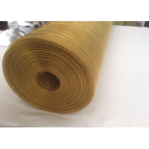 Woven Type Brass Wire Mesh Screen Square Hole 1m Width For Liquid Filter