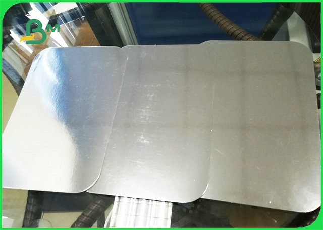 130gsm 153gsm PET Metallic Silver Paper Board For Gift Wrapping