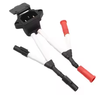 75A Panel Mounted Socket Electric Vehicle Battery Replacement Male And Female AC Power Connector C13 C14 Socket