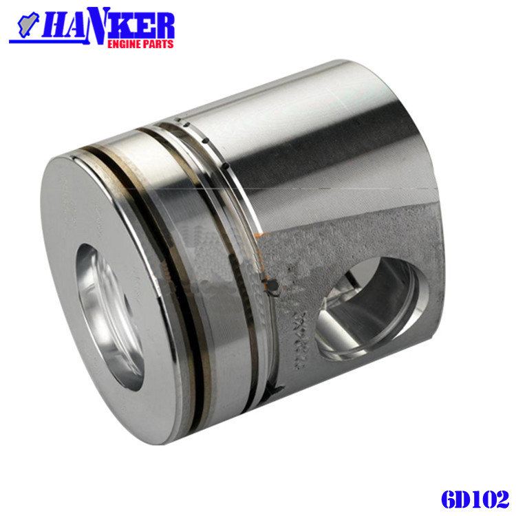 Hanker Komatsu 6D102 Diesel Engine Piston With Pin 6735-31-2110 6735-31-2140