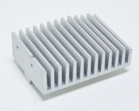 Aluminum Extruded Heat Sink Profiles Customized Shape / Aluminum Radiator