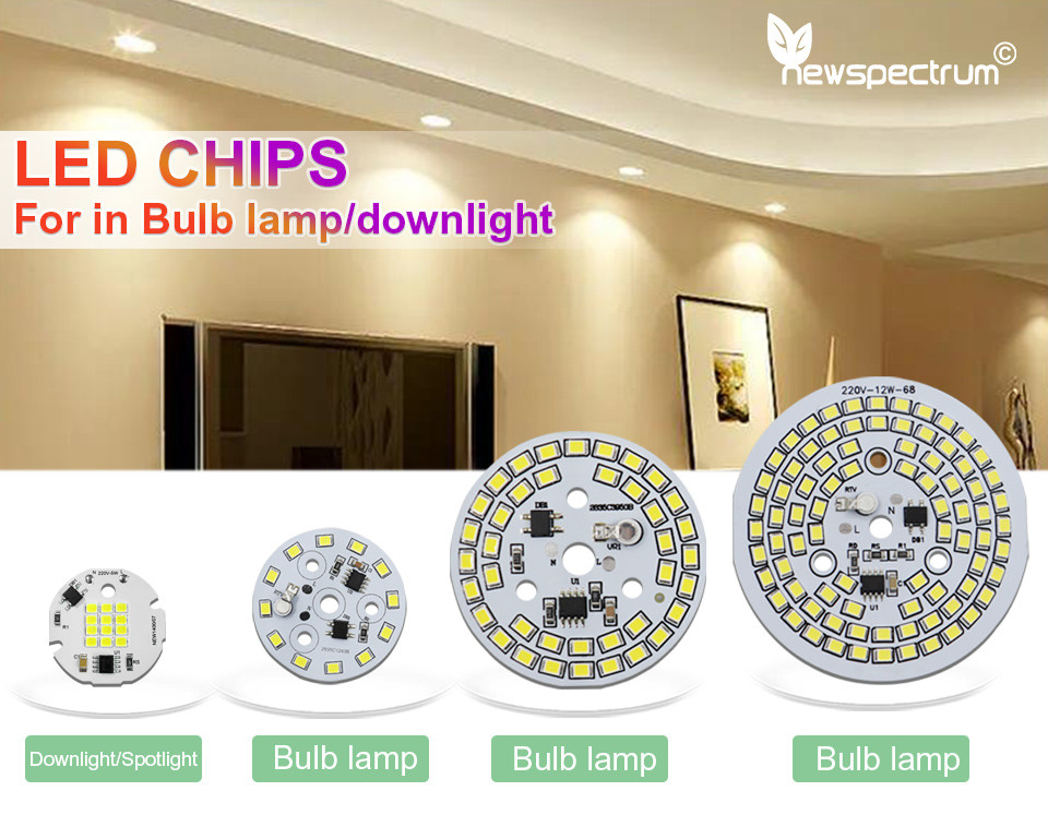 High Brightness 7000K 5W LED COB Smd Bead Chips For Spotlights