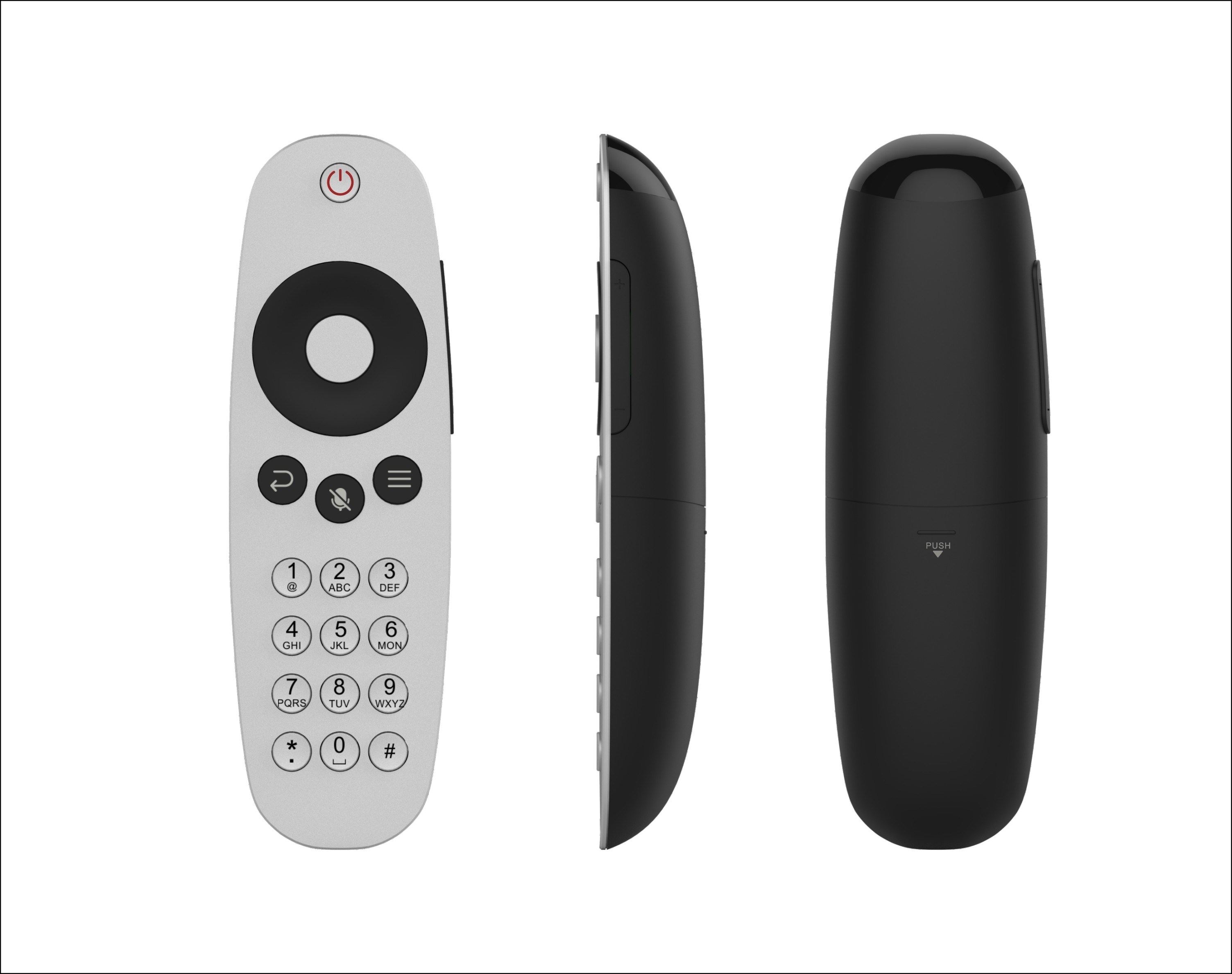 Excellent Texture Rf Tv Remote Control Strong Anti Interference Elegant Outlook