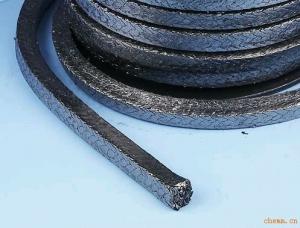 Buy cheap Black Color PTFE / PTFE Packing Filled Graphite for Industrial Seal , Density 1.4g/cm³ product