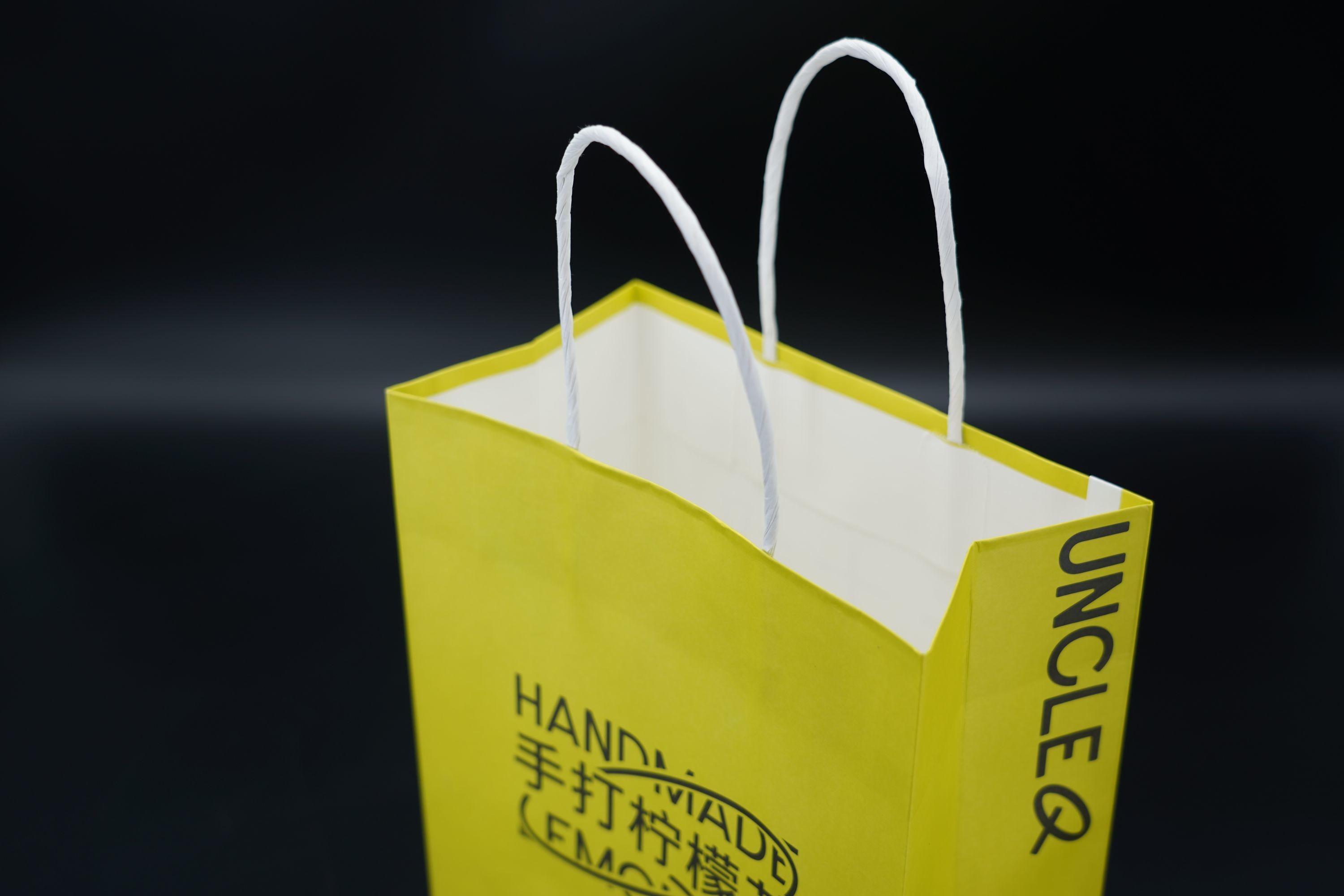 Premium Personalized Paper Bags Sturdy Custom Kraft Grocery Bags