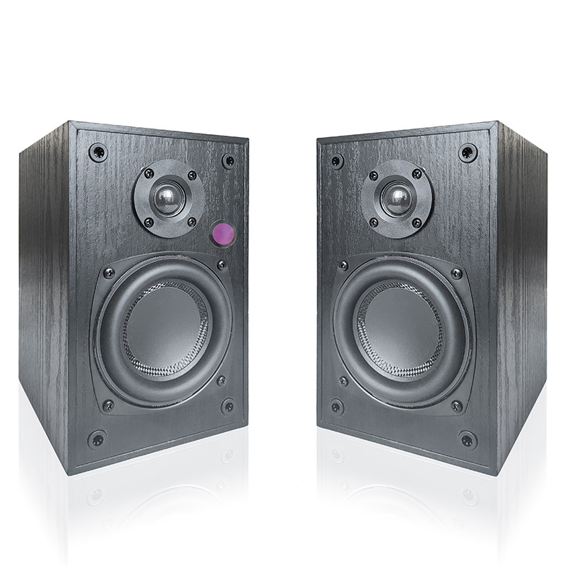 Powered Bookshelf Stereo Speakers 120W Studio Monitors Speaker For Music Gaming Turntables