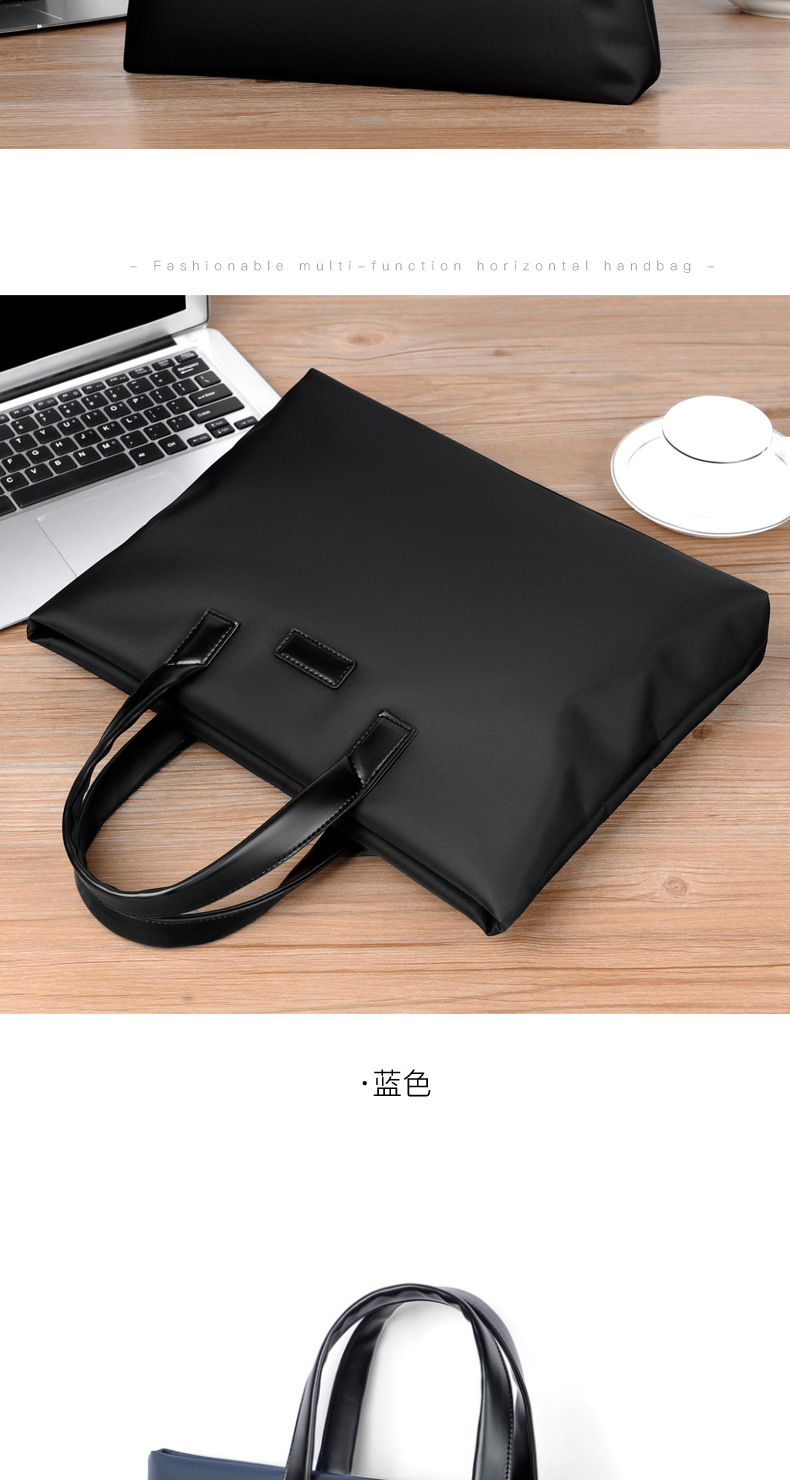 Factory Customized New Men's Document Bag Handbag Business Travel Fashion Big Capacity Work Briefcase