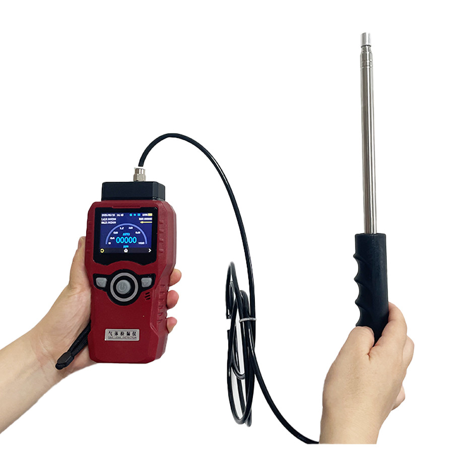 ZW-G100H RECHARGEABLE INFRARED LASER CH4 GAS DETECTOR WITH LCD DISPLAY
