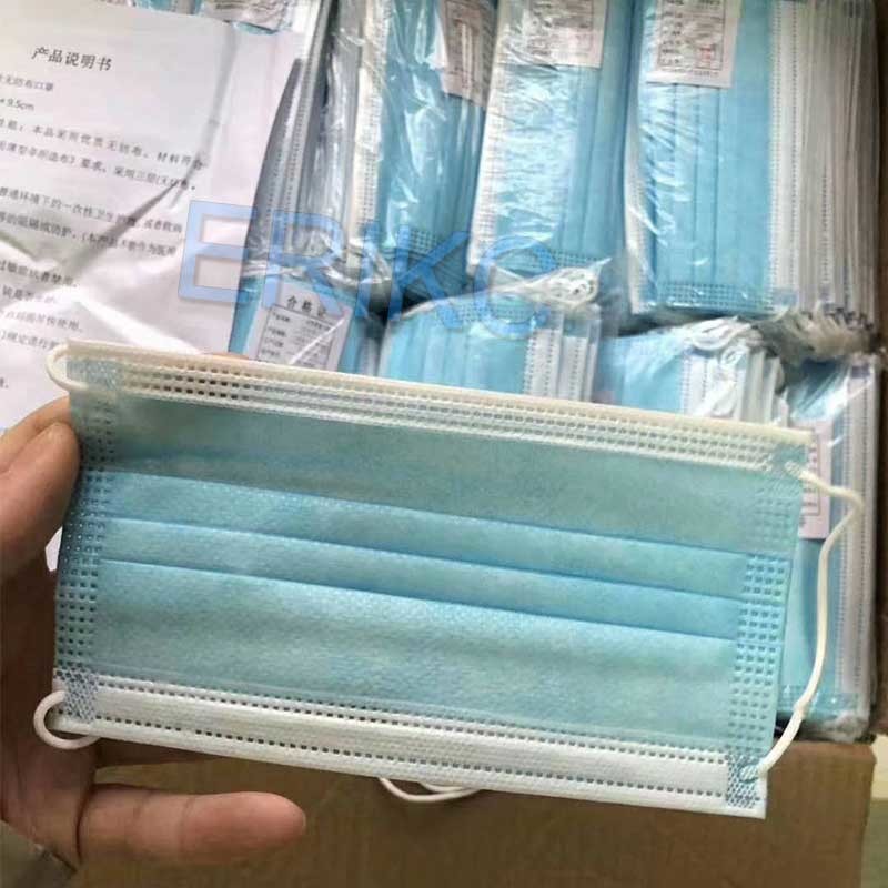 Fast delivery Hot Sale 3-layers Mouth Masks Non Woven Disposable Anti-Dust Meltblown cloth Masks Earloops Masks