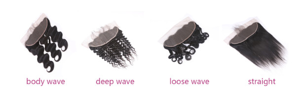 360 Frontal Lace Human Hair Closure Virgin Unprocessed Hair 10-22 Inch