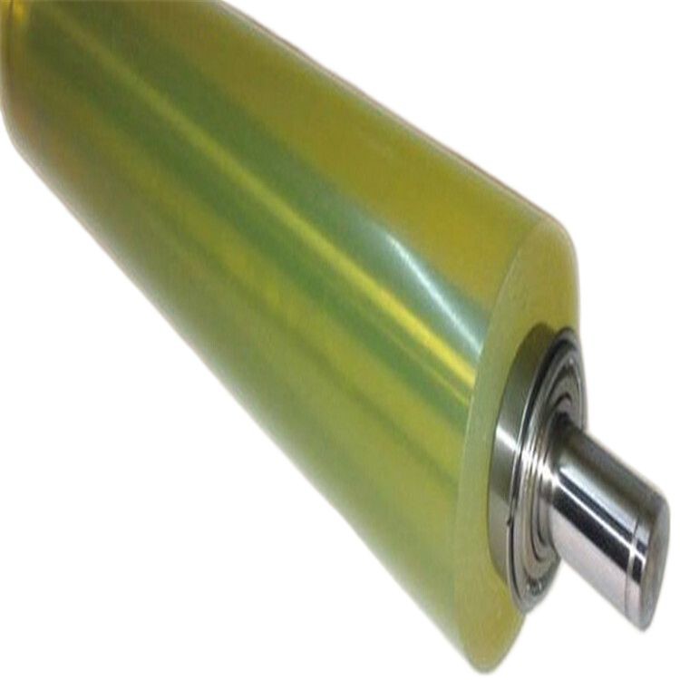 Polyurethane Coated Rollers For Machinery Cementing Machine Rubber Roller any colour