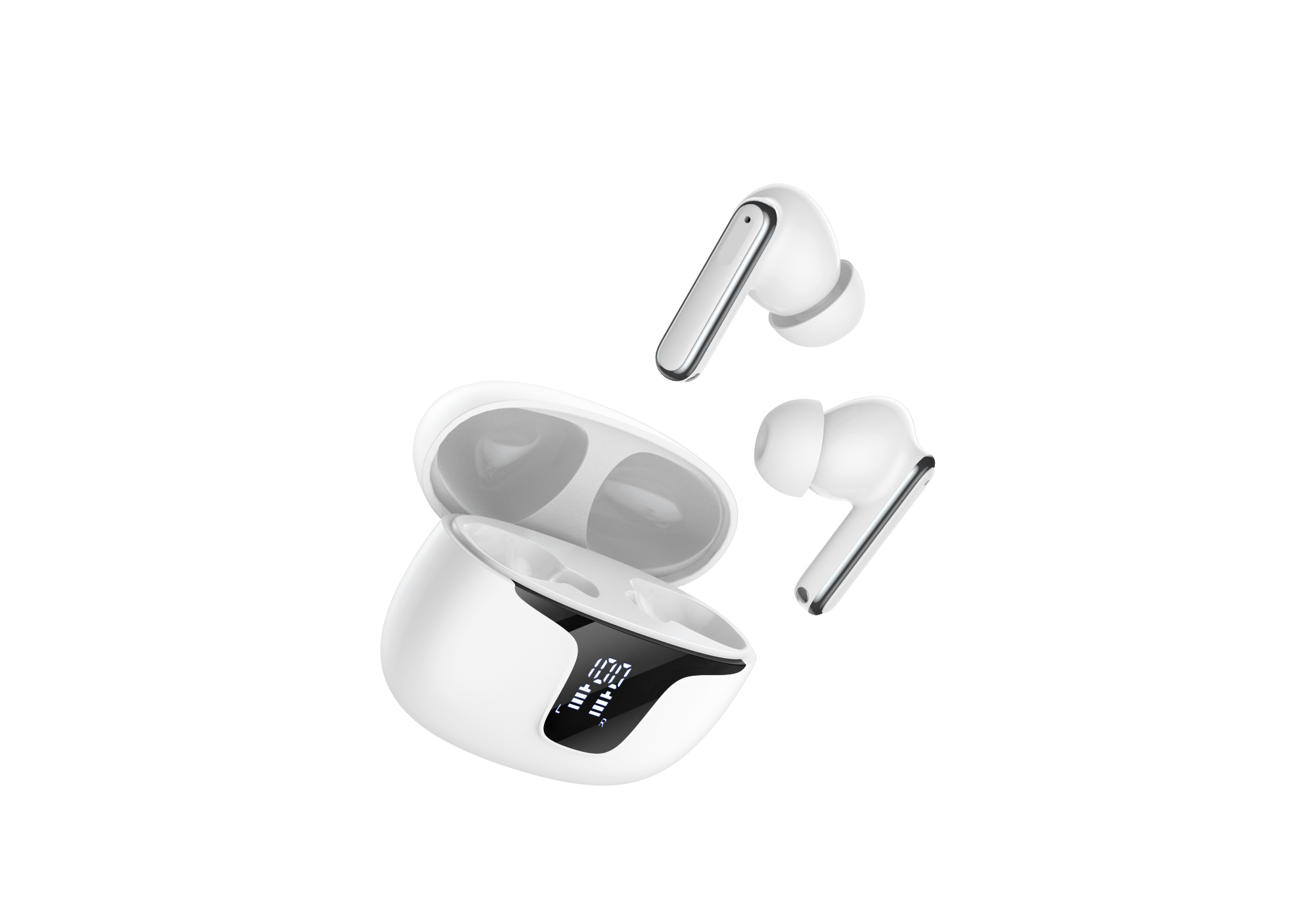 Private Mold Two Mic TWS Earphones for Noise Cancelling and HD Voice in In Ear Sports