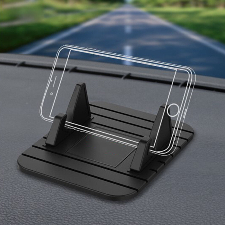 Silicone Car Phone Holder Car Phone Mount Silicone Car Pad Mat For Dashboards Slip Free Desk Phone Stand Holder