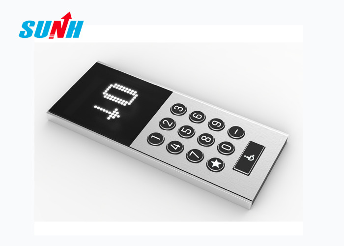 OEM Anti Static Elevator Cop Panel , Glass Display Boards Elevator Button Panel