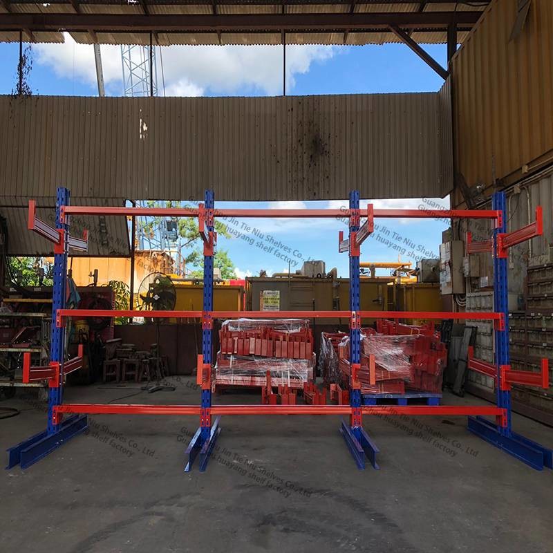 1500KG Cantilever Steel Rack ODM Heavy Duty Cantilever Shelving