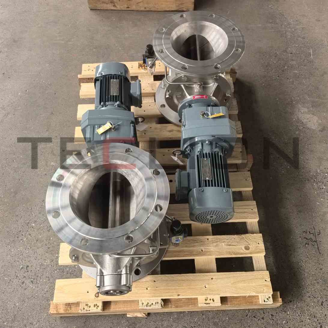 Rotary Valve For Conveying Calcium Carbonate Material