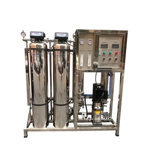 Reverse Osmosis Ro Water Treatment Plant 500LPH With FRP Tank