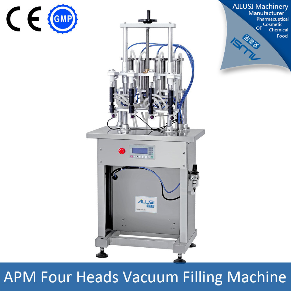 Automatic 4 heads Vacuum perfume weighing filling making machine manual for bottle