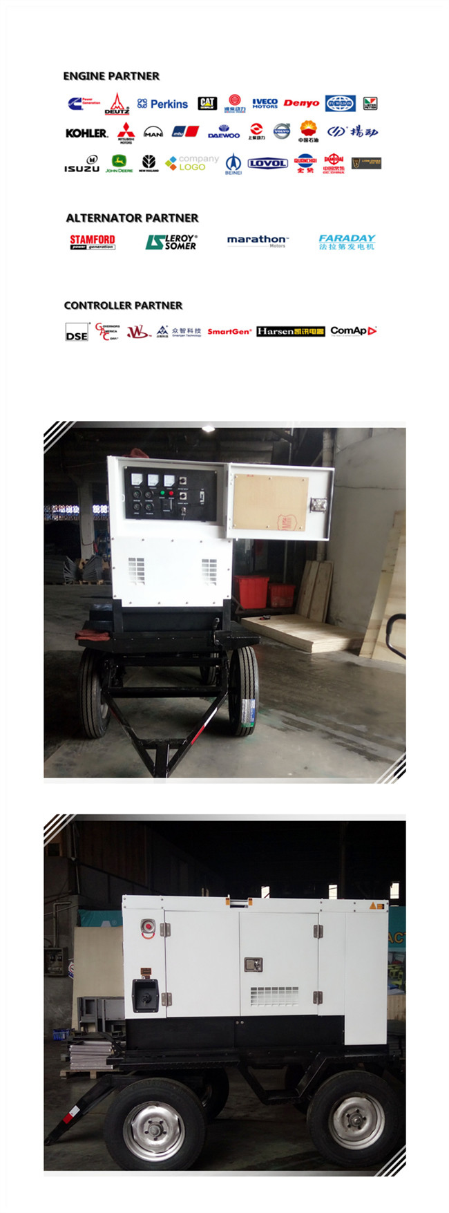 10KVA Mobile Genset Trailer