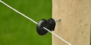 Galvanized Electric Fence Insulator Ring Shaped Screw In Insulator