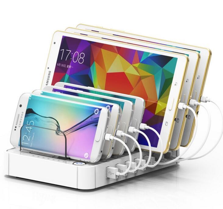 7 Ports USB charger Hub Universal Multi Ports Charging Station Fast Charger Docking adaptor iPhone iPad Samsung Galaxy x