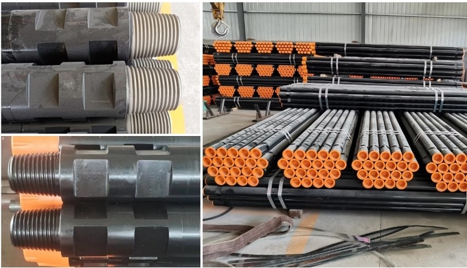 Hot Sale API 2 3/8'' REG Standard 76 89 102 Mm Water Well Rock Dth Drill Rod