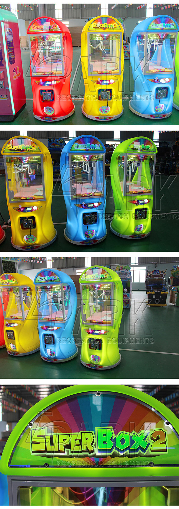 Luxury And Atttractive Crane Game Machine For Amusement Park