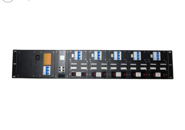 3phase 415v/240v 18port 24port C19 PDU with Individual breaker mining PDU