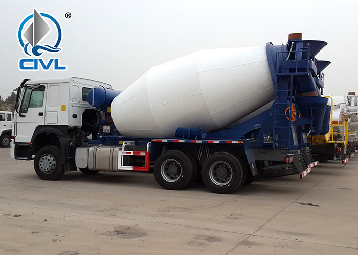 HOWO A7 Concrete Mixer Trucks Diesel 8cbm 6x4 EuroII With Italy Motor