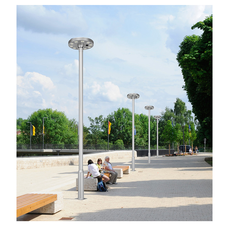 8 Heads 160w Outdoor Led Garden Pole Lights Solar Powered Planet Style D439mm