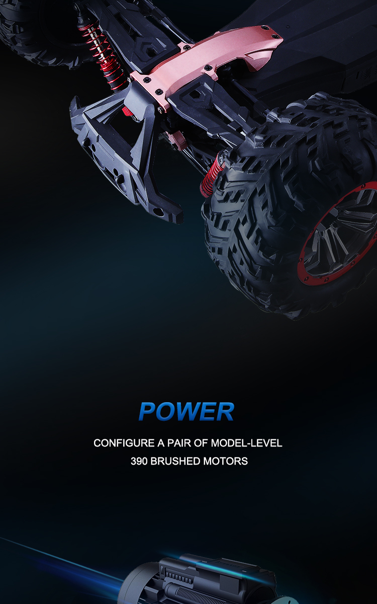 N516 2.4G 1/10 Scale Remote Control RC Car Off Road Radio Controlled Cars 80M