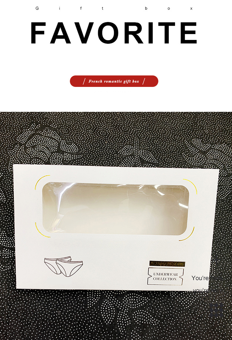 ODM Children's Coated Paper Underwear Clothes Cardboard Shirt Boxes With Window