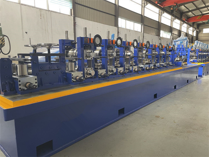 HR CR Steel Pipe ERW Pipe Making Machine Production Line HG 89