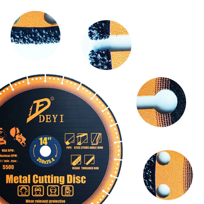 CE 8mm Segment Diamond Saw Tools Vacuum Brazed Masonry Diamond Saw Blade