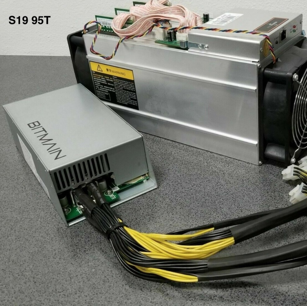 Bitmain Antminer S19 95TH/s asic Blockchain mining Bitcoin Miner Machine 3250W