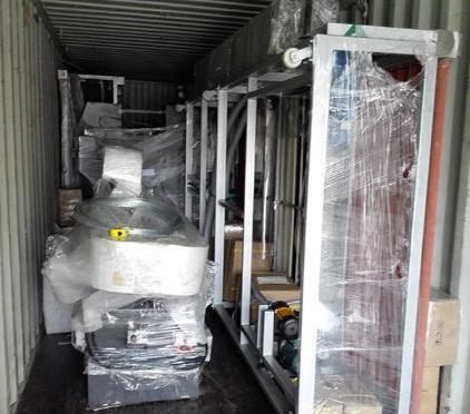 Horizontal Glass Cleaner and Dryer Washing Machine