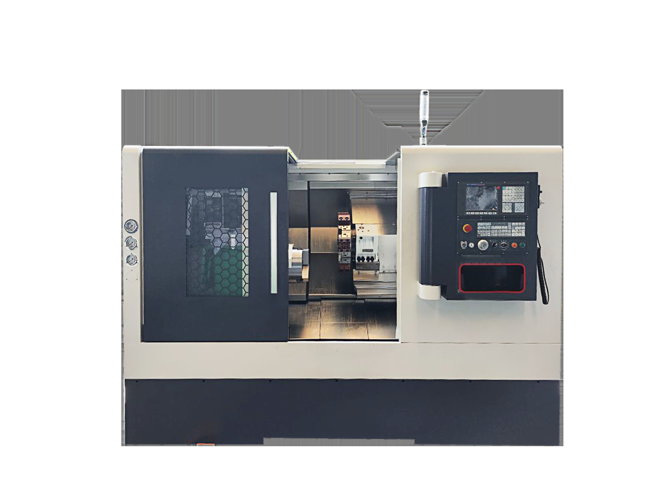 0.125kw TCK50 Slant Bed Cnc Lathe 2 Axis Cnc Turning Lathe Machine