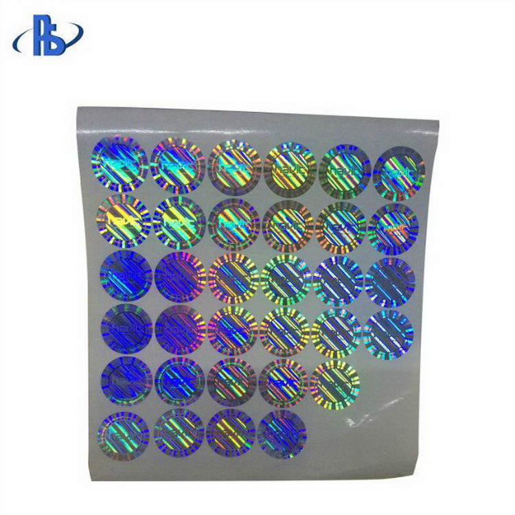 Tamper Proof Hologram Stickers For Confidential Document / Certificate Protection
