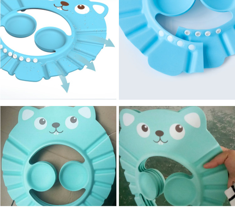 Baby Bath Cap Protective Shampoo Shower Hat / Children Safety Shampoo Hat