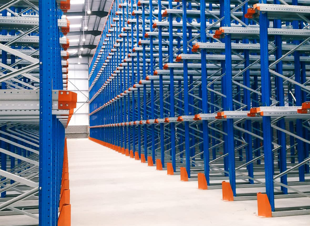 Creative Design Industrial Drive In And Drive Through Pallet Rack System