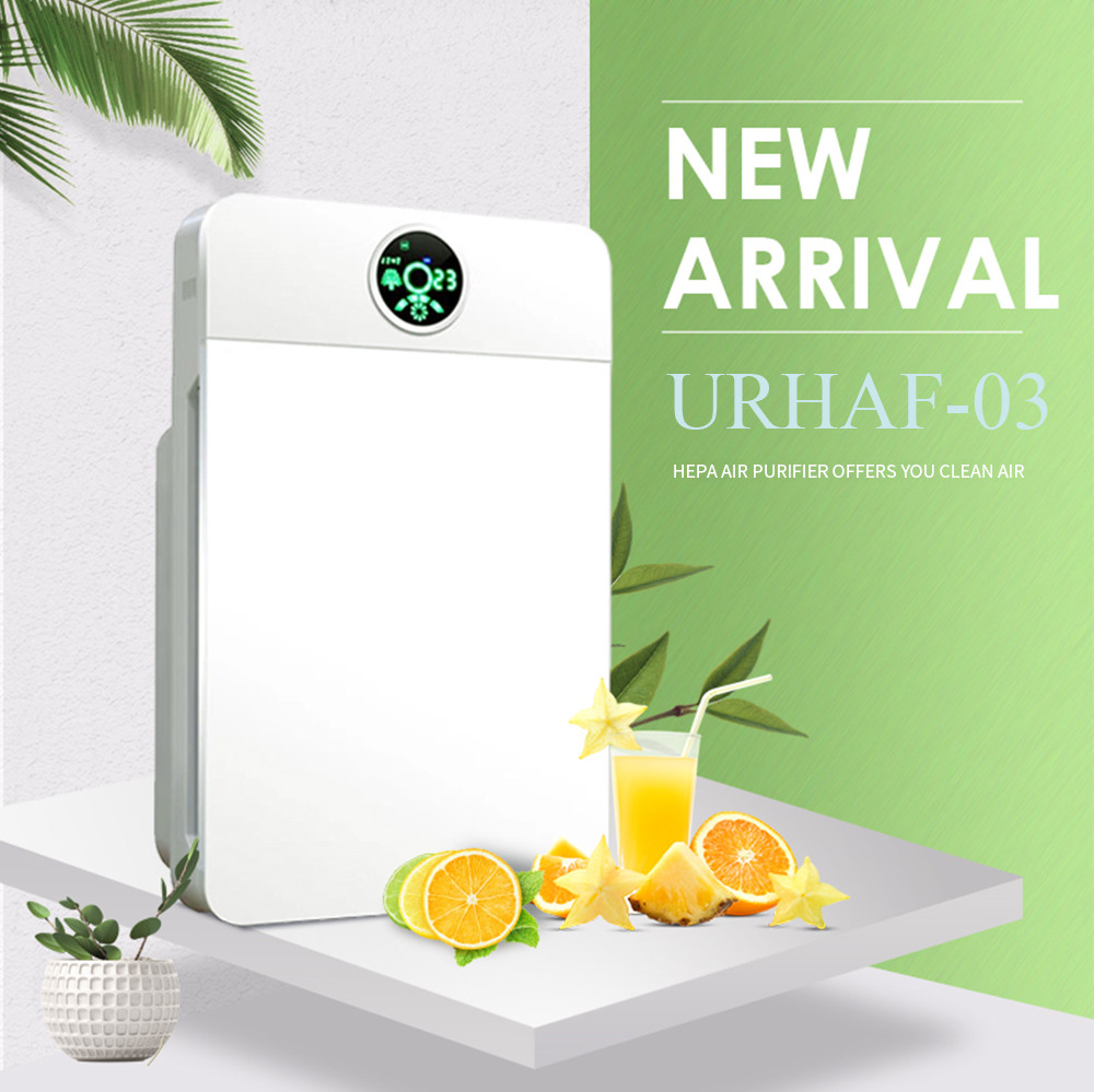 Portable 22W Anion Filter Hepa Air Purifier 40m2