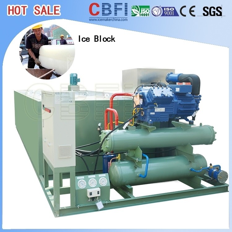 5 Tons Ice Block Machine With / Copeland / Hanbell Compressor