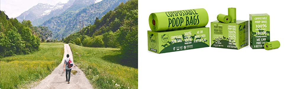 100% Compostable Pet Poop Bags