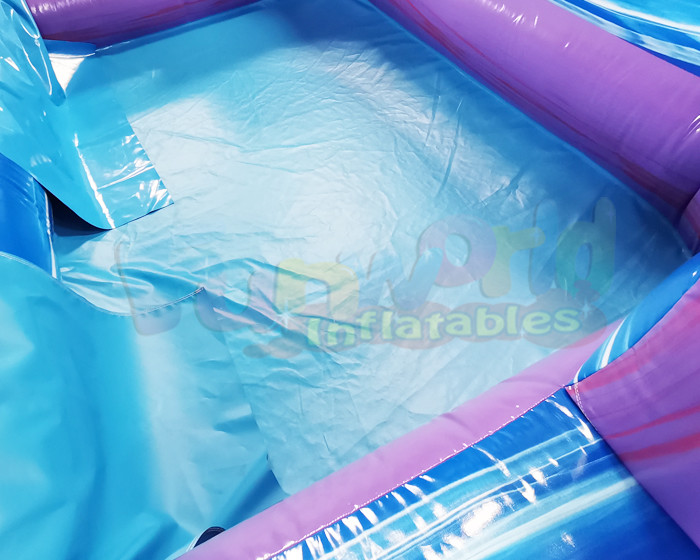 ROHS Ice Cream Bouncer Outdoor Inflatable Water Slides With Pool