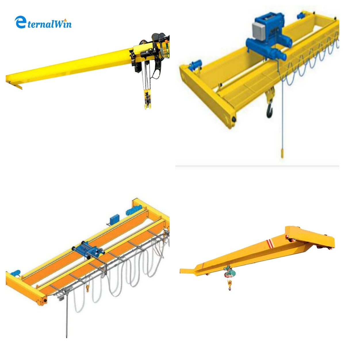 Customized Speed 380V Overhead Hoist Crane Machine Remote Control