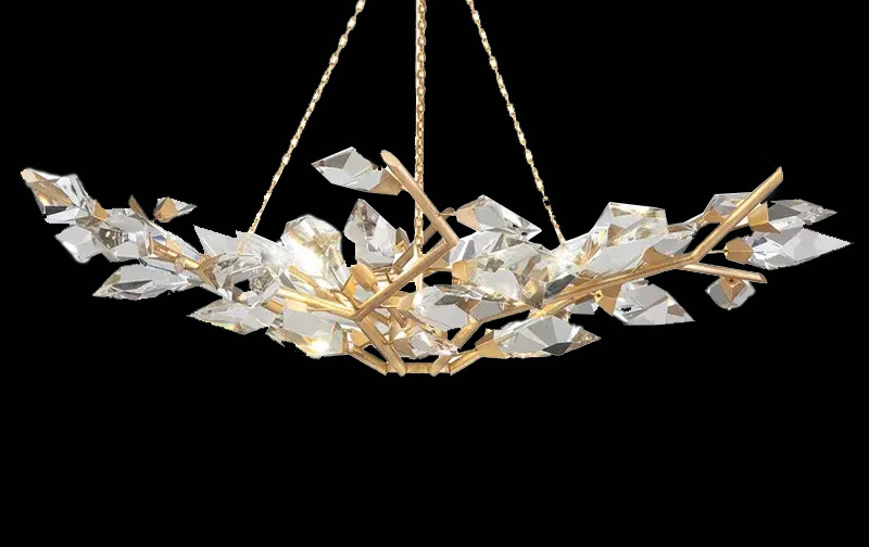 K9 Clear Modern Crystal Creative Chandelier For Living Room Dining Room