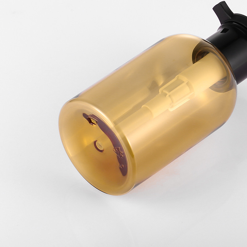500ml Lotion Pump Bottles 67mm Width Amber Color Multi Usage