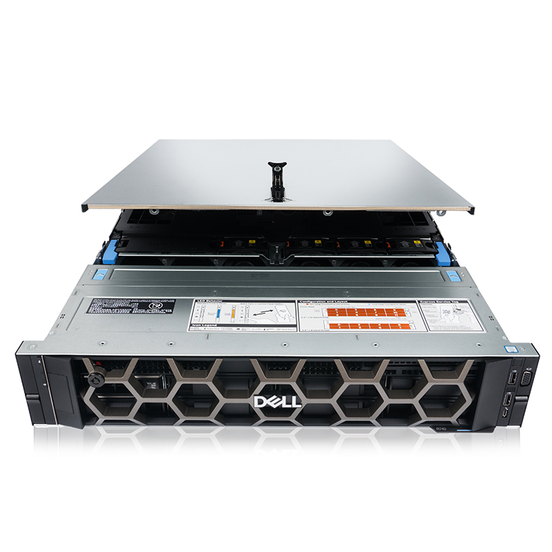 Dell PowerEdge R740 2U Dual-Channel Cloud Storage Server 3204 32G*2 960G*2 SSD H350 750W