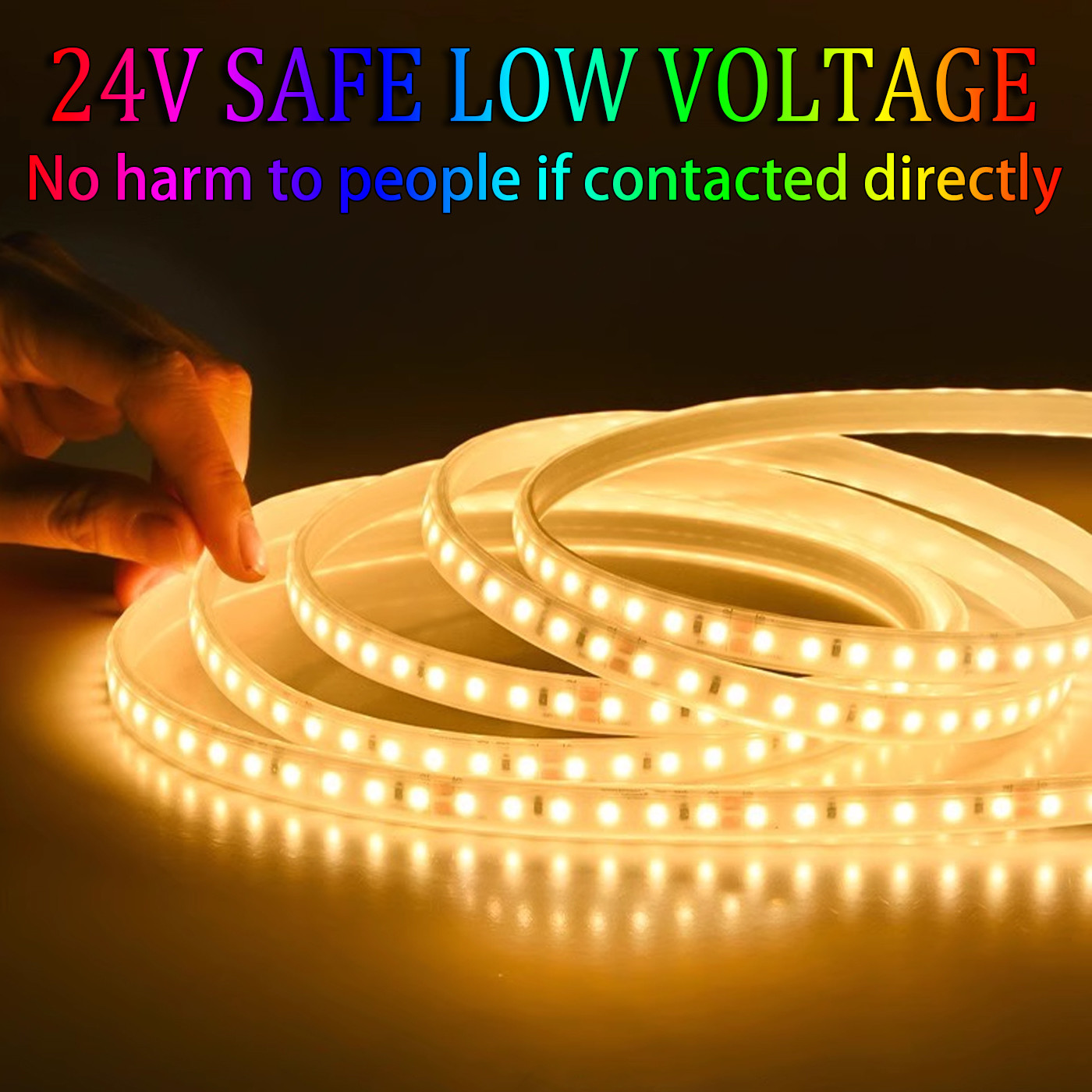 Color LED Light Strip 24v Low Voltage 12v Self-Adhesive Patch Bar Internet Cafe Ktv Billiard Hall Atmosphere Linear Light Strip